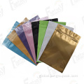 Aluminium Zipper Bag Colorful Standing Aluminum Foil Zipper Bag with Window Factory